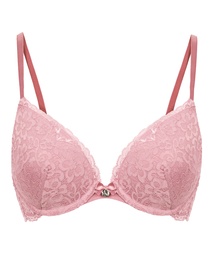 Soutien-gorge à armatures préformé push-up Marine - Rose