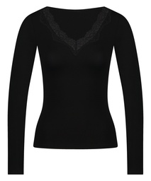 Haut de pyjama Jersey - Noir, Noir, coloris