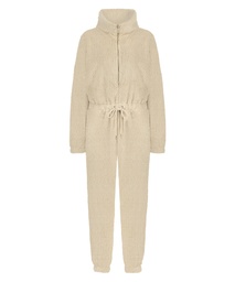 Combinaison Fleece - Beige, Beige, coloris