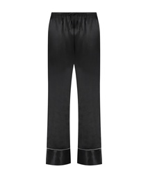 Pantalon Satin - Noir, Noir, coloris