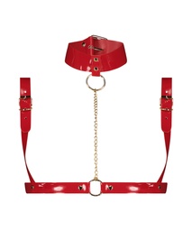 Harnais ras-de-cou Private - Rouge, Rouge, coloris