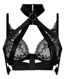 Soutien-gorge bustier non-rembourré à armatures Clementine - Noir, Noir, coloris