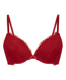 Soutien-gorge push-up à armatures préformé Teddy - Rouge, Rouge, coloris