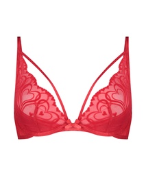 Pippa Non-Padded Underwired Bra - Red, Rouge, coloris