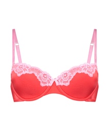 Soutien-gorge à armatures préformé Lace &amp; Shine - Rouge, Rouge, coloris