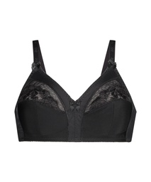 Soutien-gorge sans armatures non-préformé Sara - Noir, Noir, coloris