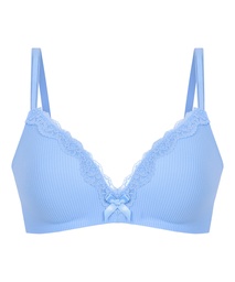 Soutien-gorge sans armatures préformé Lola - Bleu