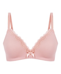 Soutien-gorge sans armatures préformé Lola - Rose