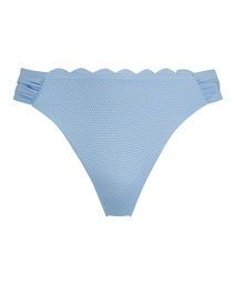 Slip de Bikini Rio Scallop - Bleu, Bleu, coloris