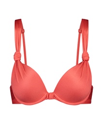 Haut de bikini à armatures préformé Luxe Taille E + - Rouge, Rouge, coloris
