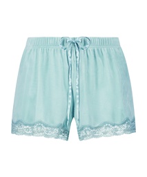 Short velours dentelle - Vert, Vert, coloris