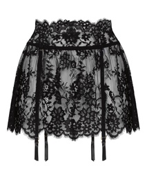 Jupe en dentelle - Noir
