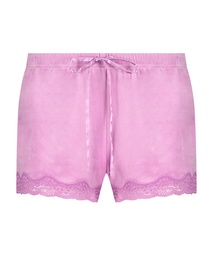 Short velours dentelle - Rose, Rose, coloris