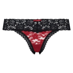 Extra Low V-Thong - Red, Rouge, coloris