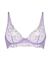 Soutien-gorge longline à armatures non préformé Lillia - Violet, Violet, coloris