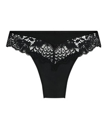Slip brésilien Lainey - Noir, Noir, coloris