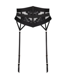 Porte-jarretelles Sable - Noir, Noir, coloris
