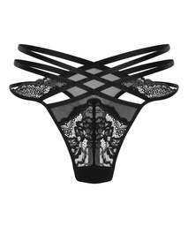 String Janine - Noir, Noir, coloris