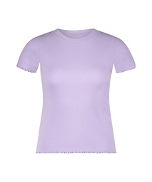 Chemise à manches courtes en coton - Violet, Violet, coloris