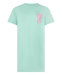Chemise de nuit à col rond - Vert, Vert, coloris