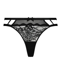 String Nika - Noir, Noir, coloris