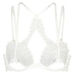 Peaches Non-Padded Underwired Bra - White, Blanc, coloris