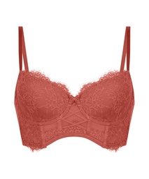 Soutien-gorge à armatures préformé longline Arabella - Rouge, Rouge, coloris