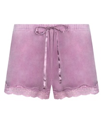 Short velours dentelle - Violet, Violet, coloris