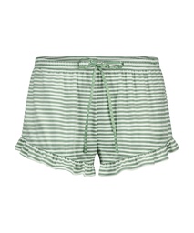 Short Velours à volants - Vert, Vert, coloris
