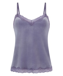 Camisole velours Dentelle - Violet, Violet, coloris