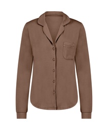 Veste à manches longues en jersey Essential - Marron, Marron, coloris