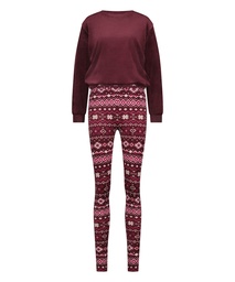 Pyjama avec sac - Rouge, Rouge, coloris