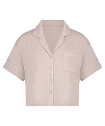 Veste à manches courtes en jersey Essential - Beige, Beige, coloris