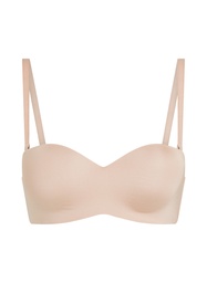 Soutien-gorge push-up sans bretelles à armatures préformé Smooth - Beige, Beige, coloris