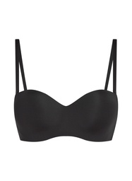 Soutien-gorge push-up sans bretelles à armatures préformé Smooth - Noir, Noir, coloris