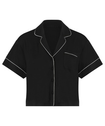 Veste à manches courtes en jersey Essential - Noir, Noir, coloris