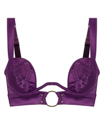 Soutien-gorge à armatures préformé longline Elsa - Violet, Violet, coloris