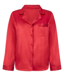 Veste à manches longues Satin - Rouge, Rouge, coloris