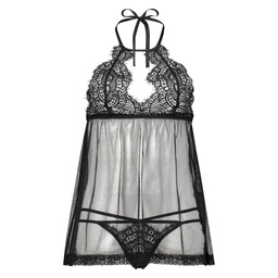Lace Babydoll - Black, Noir, coloris