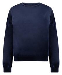 Top Velours - Bleu, Bleu, coloris
