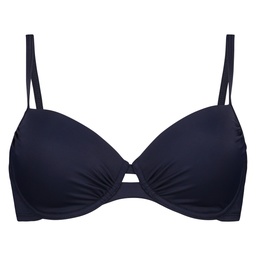 Braided Rings Padded Underwired Bikini Top - Blue, Bleu, coloris