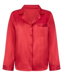 Veste à manches longues Satin - Rouge, Rouge, coloris