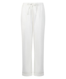 Pantalon de Pyjama Flanel - Blanc, Blanc, coloris