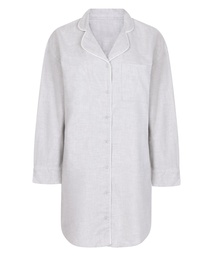 Chemise de nuit Flanel - Gris, Gris, coloris
