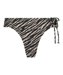 Zebra Rio Bikini Bottoms - Brown, Marron, coloris