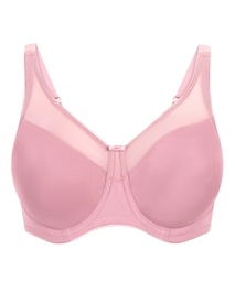 Soutien-gorge à armatures non-préformé minimiseur Nina - Rose, Rose, coloris