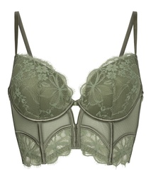 Soutien-Gorge Longline Armaturé et Rembourré Prina - Vert