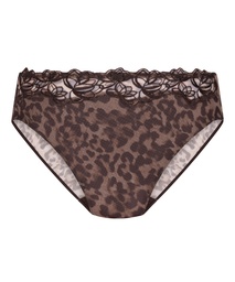 Slip taille haute Diva - Marron, Marron, coloris