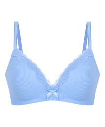 Soutien-gorge sans armatures préformé Lola - Bleu, Bleu, coloris