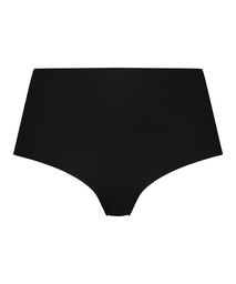 Slip brésilien taille haute Invisible - Noir, Noir, coloris